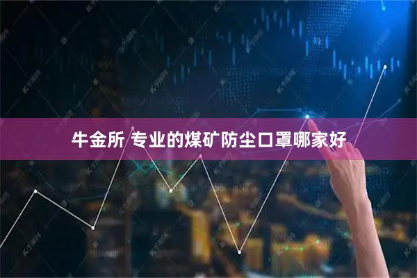 牛金所 专业的煤矿防尘口罩哪家好
